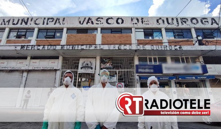 Gobierno de Morelia realiza jornadas de fumigación en mercados municipales