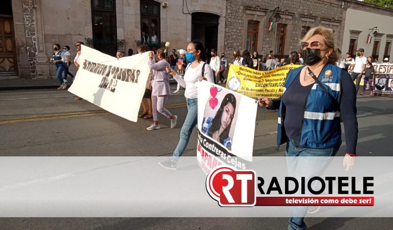 Acompaña CEDH Michoacán marcha de colectivos de búsqueda de personas
