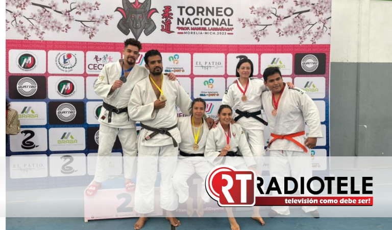 Culmina Michoacán con 25 medallas el Torneo Nacional Manuel Larrañaga de Judo
