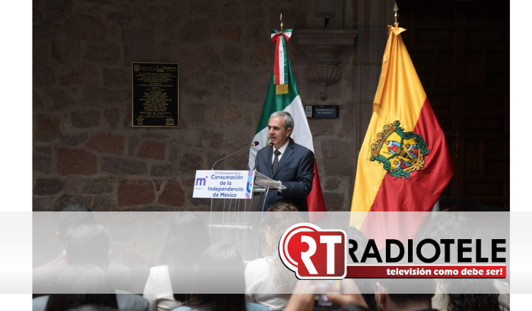 Conmemora Ayuntamiento de Morelia Aniversario de la Consumación de la Independencia
