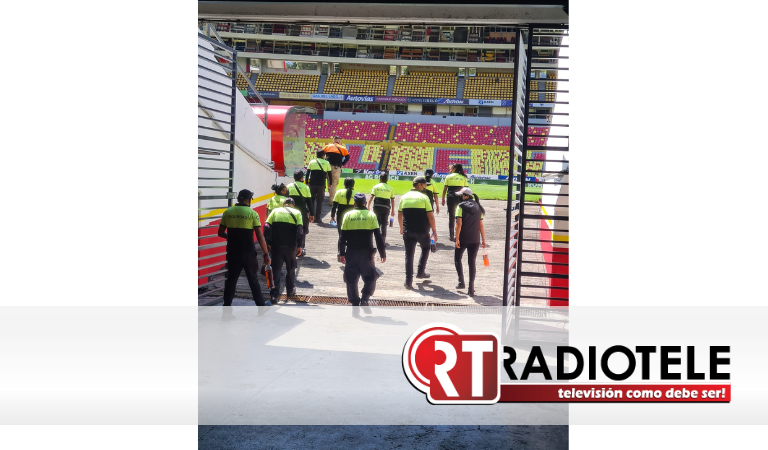 Gobierno Municipal determina sin riesgo alguno en Estadio Morelos