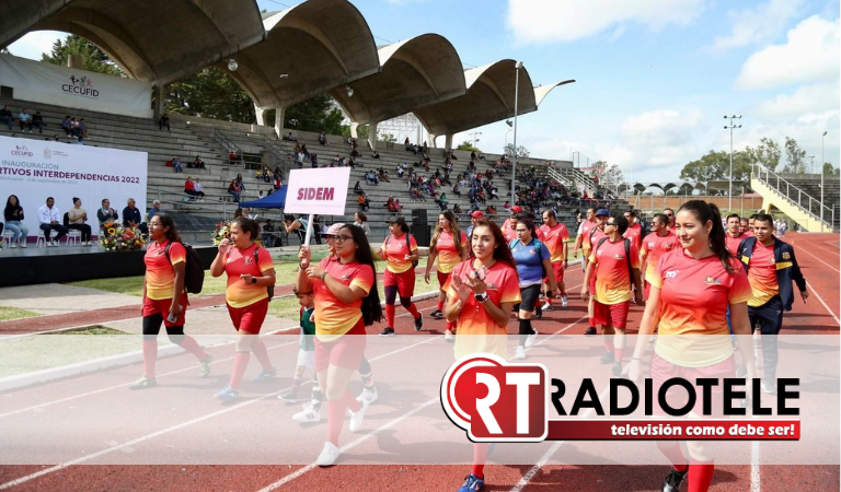 Inaugura Cecufid los XXXIV Juegos Deportivos Interdependencias en el Estadio Venustiano Carranza 