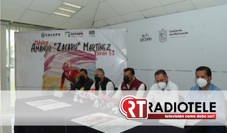 Presenta Cecufid la edición 52 de la Carrera Ciclista Amando “Zacapu” Martínez