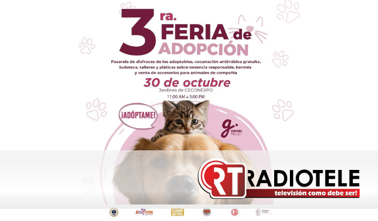 Invita DIF a la Tercera Feria de Adopción Canina y Felina