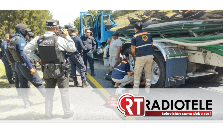 Tras reporte ciudadano y persecución, Guardia Civil asegura a masculino con pipa reportada como robada