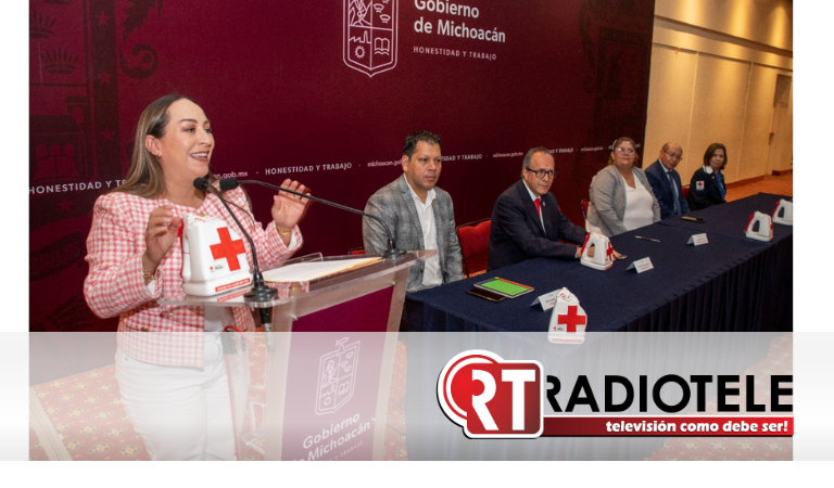 <strong>DIF Michoacán invita a participar en la colecta de la Cruz Roja 2022</strong>