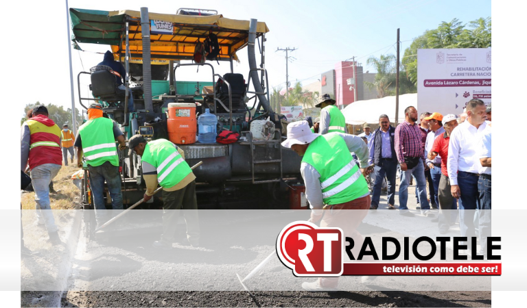 Inicia SCOP rehabilitación de carretera nacional entre Jiquilpan y Sahuayo