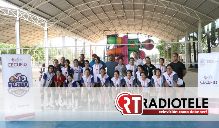 Dominan Pátzcuaro y Uruapan etapas Regionales de voleibol del primer Torneo de la Esperanza Michoacán 2022