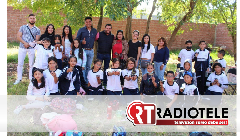 Imparte SADERMA taller de “Germinación y Trasplante”, a niñas y niños en Tenencia Morelos