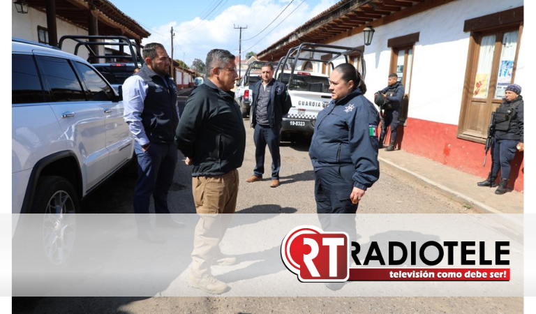 <strong>Secretario de SP supervisa esquemas de seguridad, en Tacámbaro y Pátzcuaro</strong>