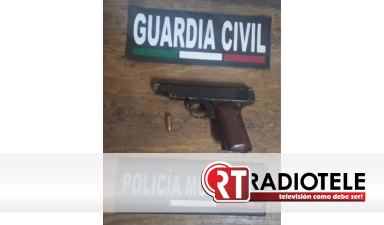 En Jacona, SSP asegura 2 personas en posesión de arma de fuego