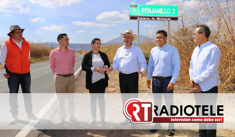 Gobierno de Michoacán rehabilita camino estratégico en región Bajío