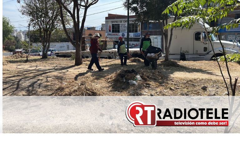 Gobierno de Morelia realiza jornada de limpieza en colonia Jesús Romero Flores