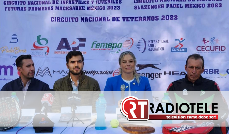 IMCUFIDE anuncia que Morelia será sede del 2do Torneo Estatal de Pádel 2023