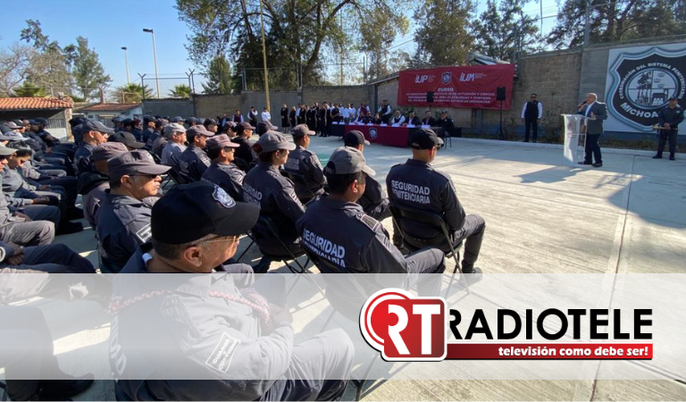 Inicia capacitación para personal de custodia de los 11 penales de Michoacán