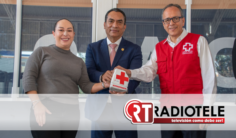 Reciben DIF y Cruz Roja donativo de la Fiscalía de Michoacán