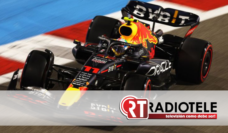 Checo Pérez largará segundo en el GP de Baréin; Verstappen se quedó con la pole