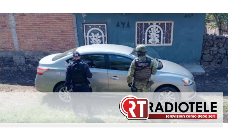 En Jacona, SSP y Sedena recuperan dos vehículos, robados momentos antes
