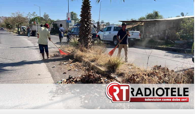 Gobierno de Municipal realiza jornada de limpieza en el fraccionamiento La Aldea