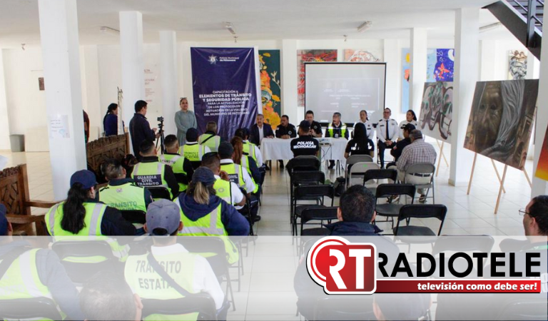 ¡Capacitan a elementos de tránsito municipal y seguridad pública en Pátzcuaro!