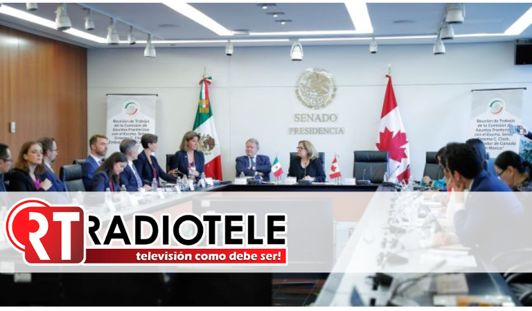 Dialogan senadores con embajador de Canadá sobre cooperación y acciones migratorias