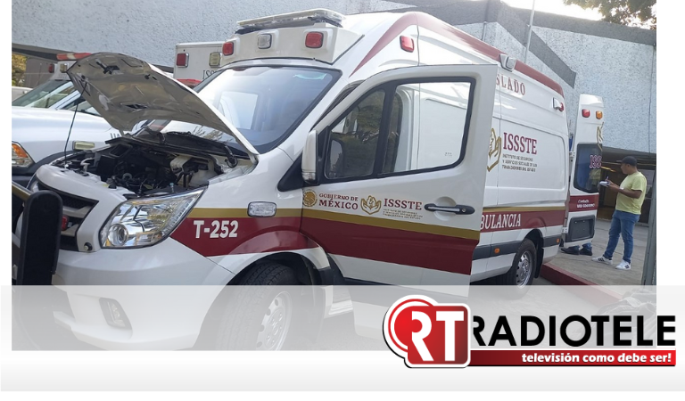 Fortalece Issste estrategia de distribución de ambulancias