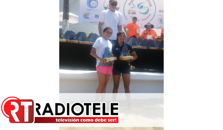 Regresa equipo IMCUFIDE con dos oros y una plata del Festival de Aguas Abiertas Manzanillo 2023