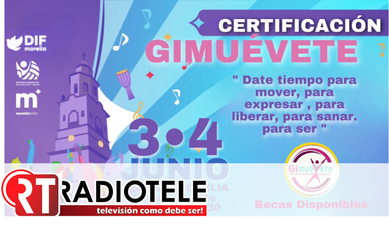 Invitan Imcufide y DIF Morelia a certificación Gimuévete