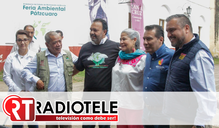 Pátzcuaro, lugar icónico y emblemático por sus recursos, señala el alcalde Julio Alberto Arreola Vázquez en el arranque de Feria Ambiental