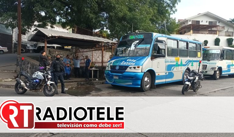 Sigue vigilancia cercana de la Guardia Civil al transporte público en Uruapan
