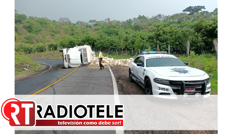 Tránsito del Estado asegura camión robado en Los Reyes