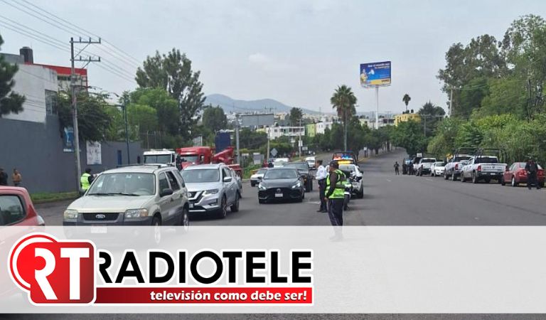 Tránsito del Estado asegura coche con reporte de robo en Morelia
