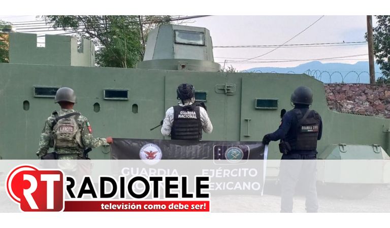 A través de la BOI Apatzingán, GC asegura vehículo con blindaje artesanal