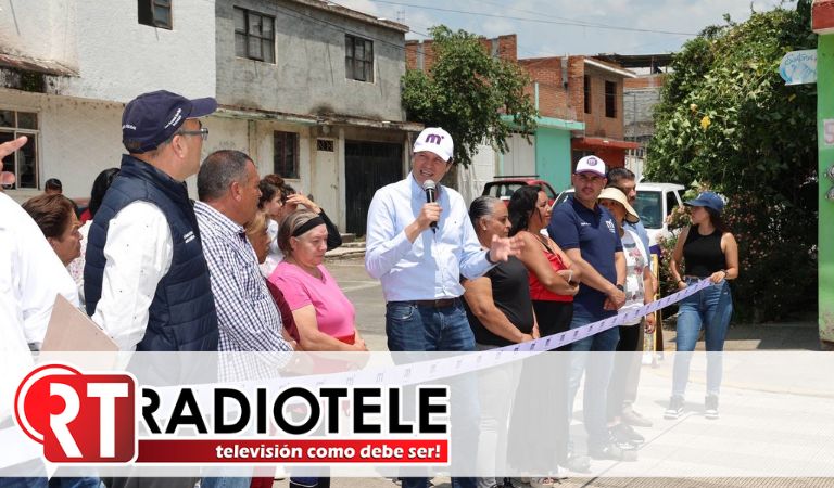 Con obra de pavimentación, mejora Gobierno Muncipal la conectividad al Poniente de Morelia