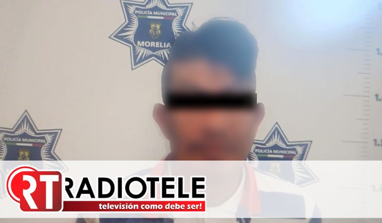 Detiene Policía Morelia a sujeto que decía pertenecer al crimen organizado