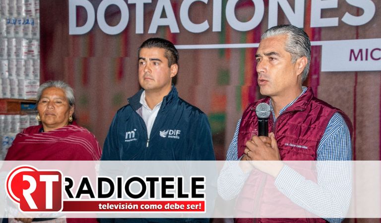 Entrega DIF Michoacán más de 21 mil dotaciones alimentarias