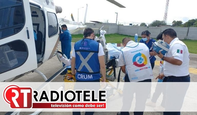 Servicios Aéreos de la SSP rescata a hombre extraviado en cerro del municipio de Marcos Castellanos
