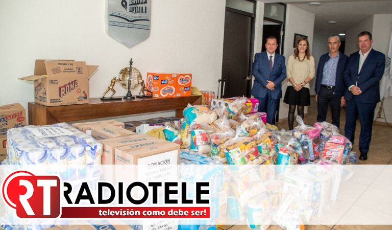 DIF Michoacán enviará a Guerrero 4 toneladas de víveres donadas por Colegio de Notarios 