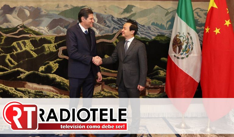 Alfonso Martínez expone potencial económico y turístico de Morelia a Embajador de China en México