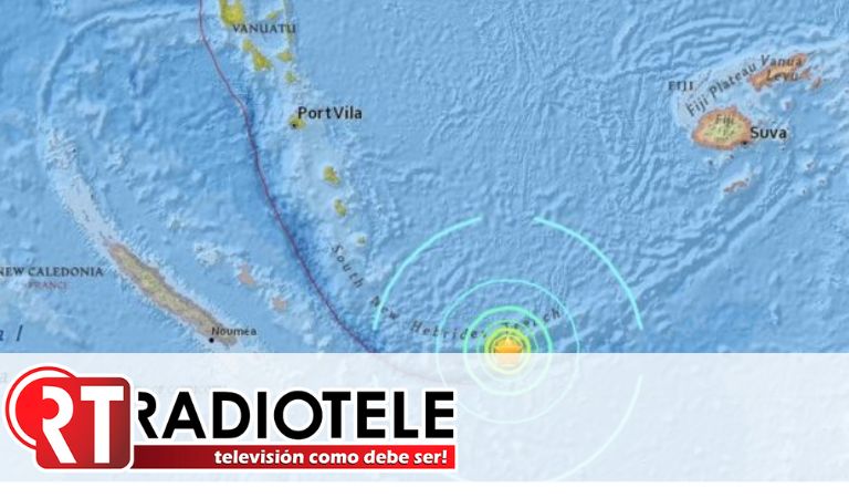 Terremoto de magnitud 7,1 desata amenaza de tsunami en Vanuatu
