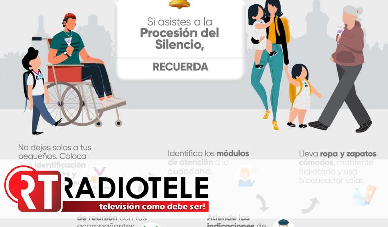 Ayuntamiento de Morelia difunde recomendaciones para asistir a la Procesión del Silencio
