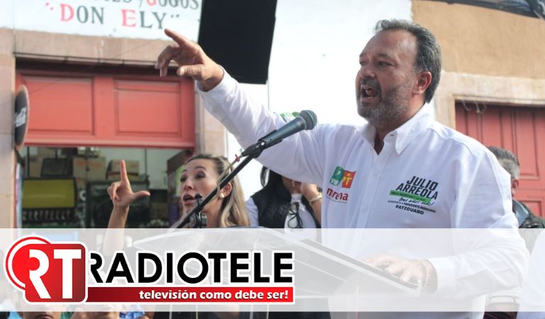 Ante miles de patzcuarenses, Julio Arreola, candidato de la coalición “Juntos Haremos historia”, reafirma su compromiso de un gobierno social y humano.