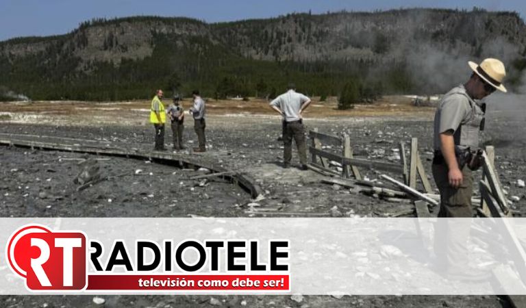 Fuerte explosión sorprende en Yellowstone, visitantes corren para resguardarse