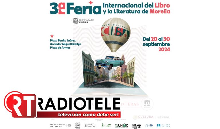 Próximo viernes, gran inauguración de la 3ra. Feria del Libro y la Lectura de Morelia