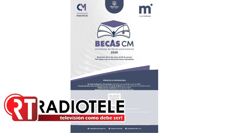 Abierta, convocatoria a Becas del Colegio de Morelia