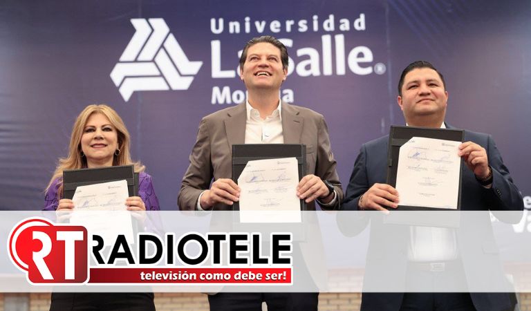 Gobierno de Morelia y Universidad La Salle refrendan compromiso con la educación