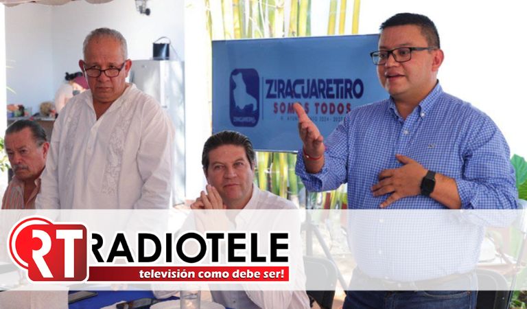 Presidente y empresarios de Ziracuaretiro reconocen proyecto de Parque Agrologístico de Morelia