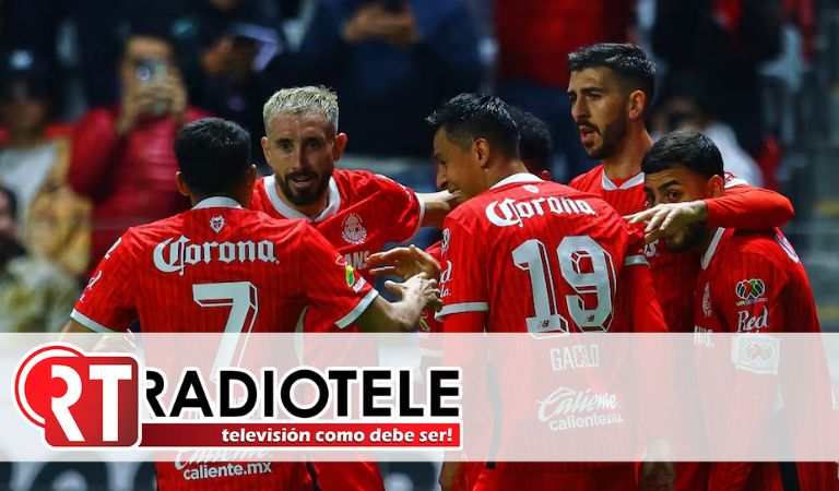 Toluca golea a Querétaro y se afianza en la parte alta de la tabla general