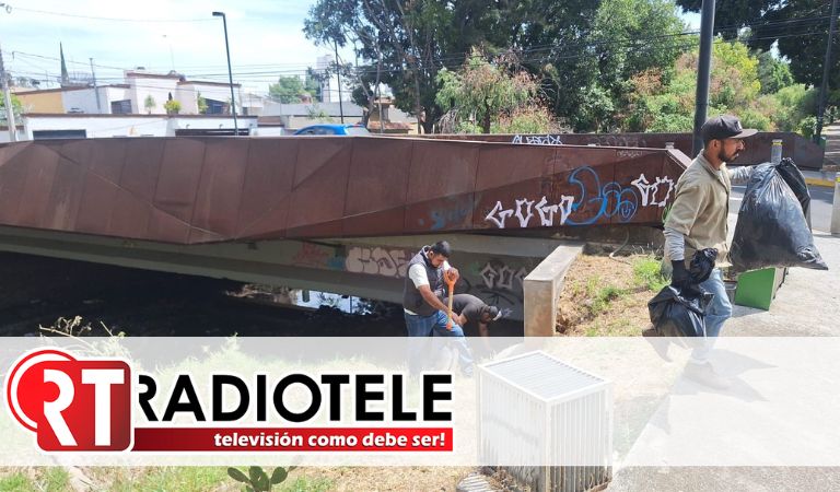 Gobierno de Morelia interviene bajo puentes de Av. Solidaridad