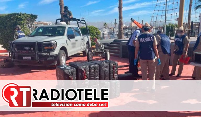 Asegura Semar en costas de Cabo San Lucas embarcación con 4 mil 500 kilos de cocaína